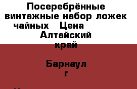 Посеребрённые винтажные набор ложек чайных › Цена ­ 5 000 - Алтайский край, Барнаул г. Коллекционирование и антиквариат » Аксессуары   